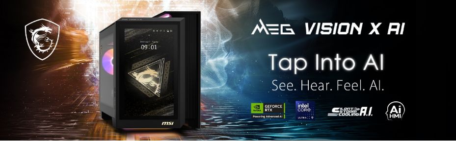 微星推出搭载5080显卡的MEG VISION X AI幻影第二代新品游戏主机