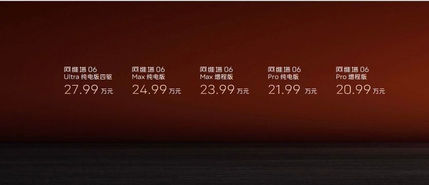 20万级唯一“满血华为”智能辅助驾驶 阿维塔06正式上市：20.99万元起！  