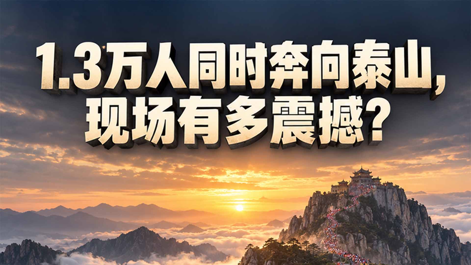 1.3万人同时奔向泰山有多震撼？昊铂埃安双车领航见证热血现场